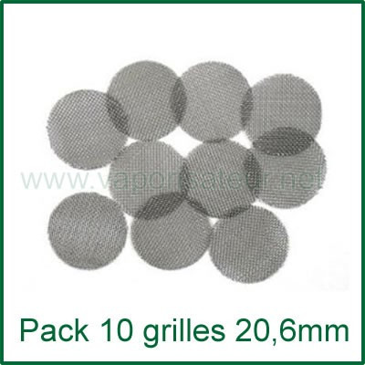 Pack de 10 Grilles-filtres de remplacement 20,6mm pour vaporisateurs
