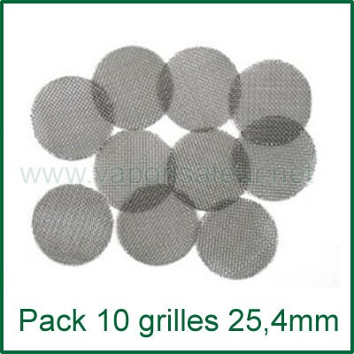 Accessoire vaporisateur Filtres-grilles de rechange 25,4mm