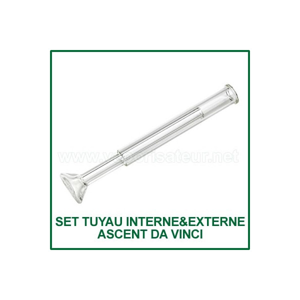 Tuyaux d'inhalation en verre interne et externe Ascent Da Vinci