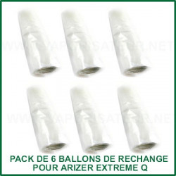 Pack Only ballons - 6 ballons de rechange Arizer Extreme Q Pack Only ballons - 6 ballons de rechange Arizer Extreme Q
