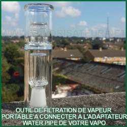 Mini Bubbler - Filtre à eau portatif en verre pyrex
