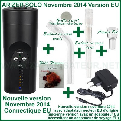 Arizer Solo - Nouvelle version novembre 2014 - connectique EU