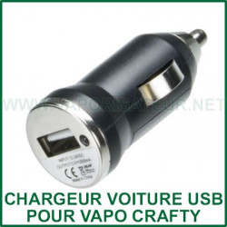 Chargeur voiture pour vaporisateur Crafty