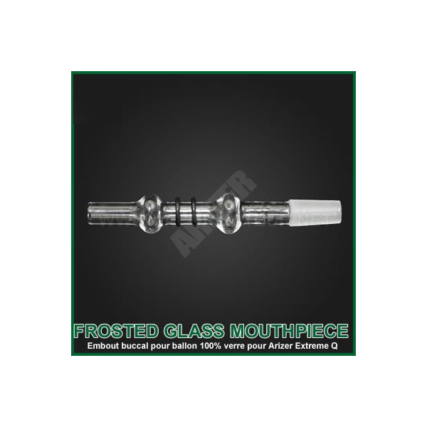 Frosted Glass Mouthpiece - l'embout ballon verre Extreme Q