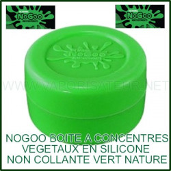 Boite pour concentrés et extraits végétaux en silicone NoGoo rouge
