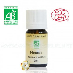 Niaouli Bio Ecocert 5ml - huile essentielle certifiée Niaouli Bio Ecocert 5ml - huile essentielle certifiée