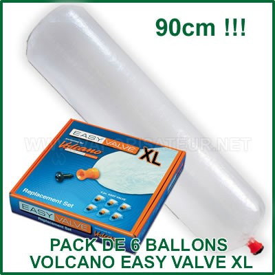 6 ballons taille XL pour vapo Volcano Easy Valve 6 ballons taille XL pour vapo Volcano Easy Valve