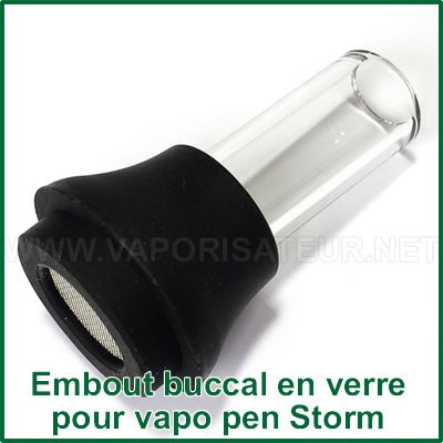 Embout de vaporisation en verre pour vaporizer pen Storm