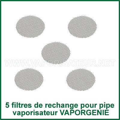 Kit de 5 filtres de rechange en acier pour Vaporgenie
