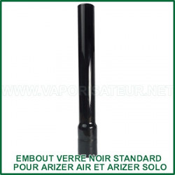 Tuyau en verre noir standard pour Arizer Solo et Arizer Air