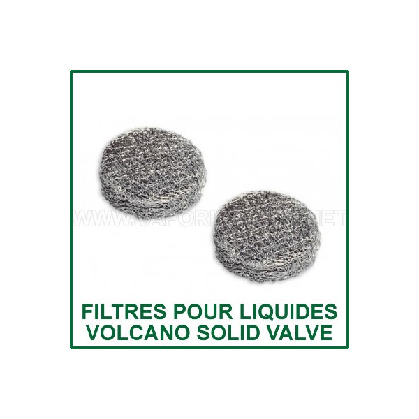 Filtres pour vaporisation des liquides Volcano Solid Valve