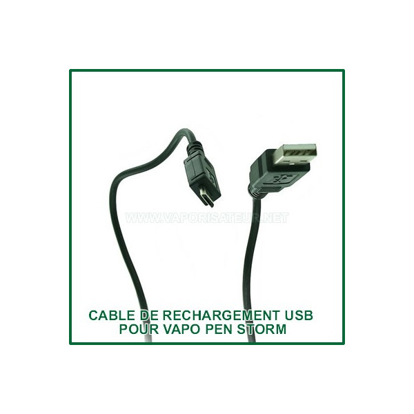 Câble de chargement USB pour pen vape Storm