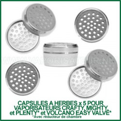 Capsules à doser d'herbe ou des filtres à huiles x 5 Storz et Bickel