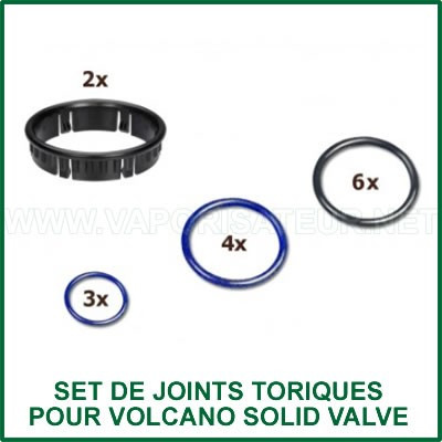 Kit de joints toriques de rechange pour Volcano Solid Valve