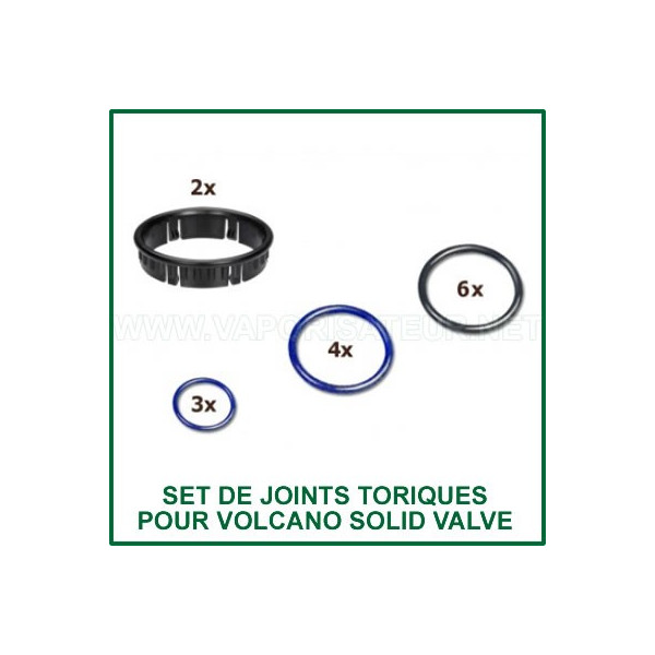 Set de joints toriques Volcano Solid Valve
