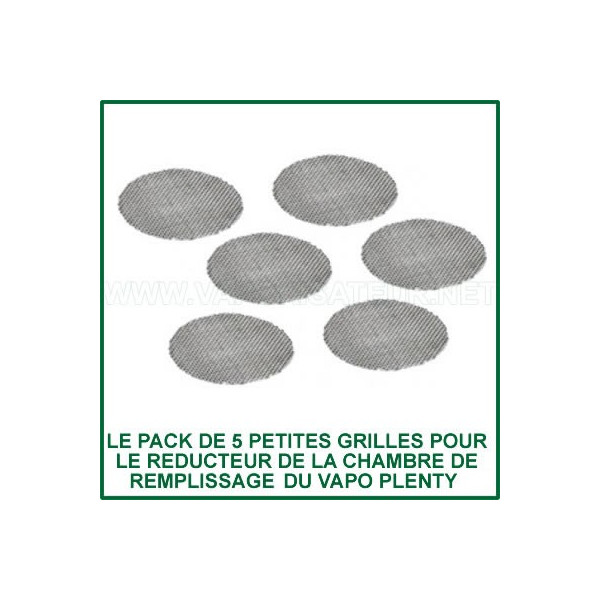 Filtres herbes pour le réducteur de la chambre Plenty x 6