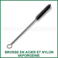 Brosse de nettoyage vaporisatur en nylon et acier Vaporgenie