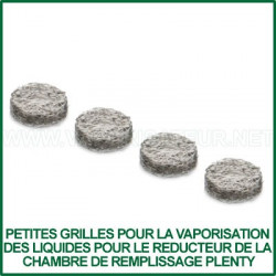 Grilles pour la vaporisation des liquides pour le réducteur de chambre Plenty